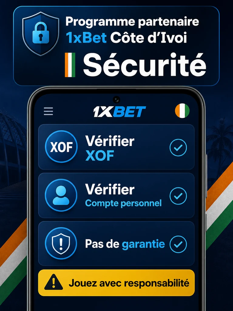 Partenaire 1xBet Côte d’Ivoire: affiliation